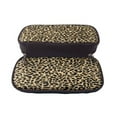 thumbnail image 5 of Geaub leopard print large capacity pencil case - dual zipper, multiple pockets, durable material, versatile use for stationery, cosmetics, and more, 5 of 6