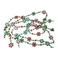 thumbnail image 2 of Jienlioq Christmas Clearance Christmas Candy Garland 6ft - Two-Tone Windmill Lollipop Tassel Bead Strings in Red Green White for Tree Decor & Party Scene Setting (12 Pack), 2 of 6