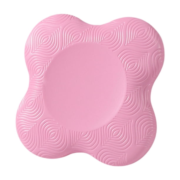 Cojín de rodillas para yoga, accesorio para esterilla de yoga, soporte antideslizante para rodillas para mujeres Rosa