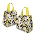thumbnail image 2 of Pioneer Flower Floral Print Pattern Insulated Lunch Bag for Women & Adults,Large Portable Soft Cooler Lunch Bag,Thermal Food Storage Tote with Pearl Cotton,8.66L,8.75x5.75x9.5 Inch, 2 of 6