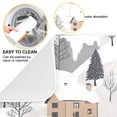 thumbnail image 2 of Yayeee Dish Drying Mat for Kitchen Counter 16"x18" Microfiber Absorbent Pad, Beige Snow Houses, 2 of 7