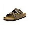 thumbnail image 3 of cUSHIONAIRE Womens, Lane Slide Sandals Brown 8 M, 3 of 4