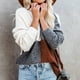 thumbnail image 5 of Suéteres Para Mujer Otoño Invierno Suéteres Suéter de Cuello Alto Suéter Suelto Nube Manga Larga Cuello Redondo Tops Camisa Suéter de Cuello Redondo Odeerbi  ODB176181, 5 of 6