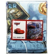 Disney Pixar Cars Tune Up 4 Pieces Full Size Kids Sheet Set