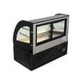 thumbnail image 3 of INTBUYING Desktop Refrigerated Cake Display Cabinet Arc Glass Bakery Cake Showcase 220V, 3 of 11