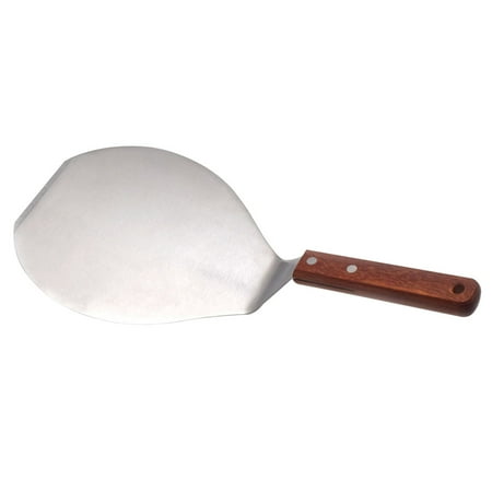 

TureClos Stainless Steel Pizza Spatula Paddle Cake Lifter Cookies Baking Tray Kitchen Utensil with Wooden Handle