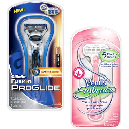 His n Hers Razors Assortment Pack