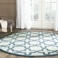 thumbnail image 2 of SAFAVIEH Cambridge CAM125Z Handmade Ivory / Navy Rug, 2 of 10