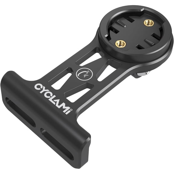 CYCLAMI Bike Computer Mount Out-Front Handlebar Mount, Aluminum Alloy, For Garmin Edge, GoPro Camera, Headlight