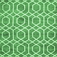 thumbnail image 1 of Ahgly Company Indoor Square Trellis Emerald Green Modern Area Rugs, 5' Square, 1 of 4