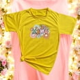thumbnail image 3 of Playera Blusa Mujer De Mamá con Estampado de Flores Ropa Casual y Bonita para Día de la Madre Color Amarillo Talla Grande Marca Emil SaEs, 3 of 4