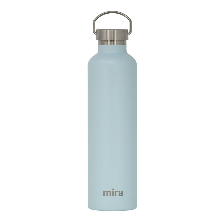 MIRA Alpine Stainless Steel Vacuum Insulated Water Bottle with 2 Lids,  Sports Thermos Flask Keeps Cold 24 Hours, Hot 12 Hours, Reusable Hydro  Bottle 