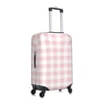 thumbnail image 3 of Daiia Pink Checkboard Luggage Cover, Thickened Washable Travel Luggage Covers, Elastic Unique Baggage Covers for 18-20 inch Luggage-Small, 3 of 9