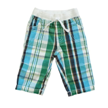 

Pre-owned Mini Boden Boys Blue | Green | White Pants size: 6-12 Months