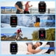 thumbnail image 4 of Reloj Inteligente para Hombres Responder Llamada - Smartwatch Sport Pulsera Inteligente con Pantalla táctil Impermeable de 2.0 Pulgadas con Monitor de sueño, podómetro de Ritmo cardíaco, rastreador de Ejercicios para Android iOS JM reloj inteligente, 4 of 5