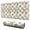 Christmas Character Wreath, variant on 47.3x23.6 Inch Gaming Mouse Pad, Non-Slip Stitched Rubber Desk Mat for Desktop & Laptop,Christmas Santa Face White Pattern