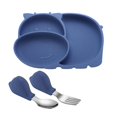 thumbnail image 1 of Silicone Divided Toddler Plates Portable Non Slip Suction Plate Style 1, 1 of 5