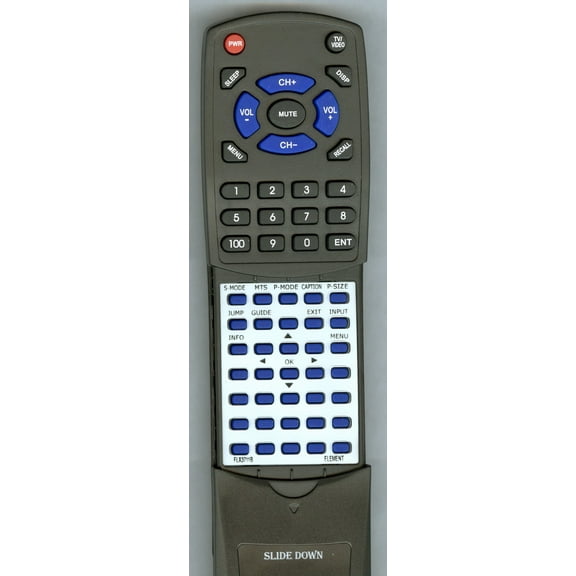 Replacement Remote for ELEMENT RTFLX3711B, FLX3711B