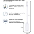 thumbnail image 2 of Lightning to USB Camera Adapter USB 3.0 OTG Cable Adapter Compatible with USB Female Supports Connect Card Reader,U Disk,Keyboard,Mouse,USB Flash Drive-Plug&Play, 2 of 7