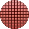 thumbnail image 1 of Ahgly Company Machine Washable Indoor Round Transitional Tomato Red Area Rugs, 4' Round, 1 of 7