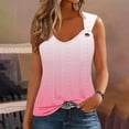 thumbnail image 4 of Wo-Fusoul Women's Ombre V-Neck Sleeveless Tank Top, Casual Fashion Daily Wear, 4 of 4