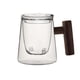 thumbnail image 1 of Wosthever Taza de té, taza de agua, suministros para el hogar, mano de obra fina, tamaño compacto, filtro de estilo Vintage transparente de larga Teteras 8A Wosthever HA081760-05, 1 of 6