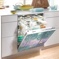 thumbnail image 2 of Yayeee Magnetic Dishwasher Cover for The Front Decoration Home Kitchen Machine Sticker Protector, Purple Forest Scene, 2 of 6