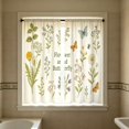 thumbnail image 5 of 2D Printed Kitchen Curtain Valance 1 Pair Short Curtain Panels Fade Resistant Easy Install For Kitchen Bedroom Bathroom Small Window, 5 of 7