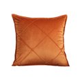 thumbnail image 1 of Naiovety Funda de cojín de terciopelo, Simple, suave, grande, con celosía, Color sólido, funda de almohada nórdica, funda de cojines lavables, silla Suministros térmicos Naranja Naiovety HA077074-02, 1 of 6
