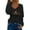 Black, variant on Aayomet Long Sleeve Crop Top Short,Long Sleeve T Shirts for Women Casual V Neck Tops Basic Ribbed Slim Fit Blouse,Black M