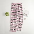 thumbnail image 4 of Christmas Pajama Pants Women Flannel Pajamas for Women Cozy Warm Plush Christmas Lounge Pants Bottoms Christmas Party Lounge Pajama Outfits, 4 of 7
