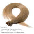 thumbnail image 4 of Benehair 100% Real Remy Human Hair Extensions Pre Bonded I Tip Hair Stict Tip Keratin 0.5g Micro Ring Thick 50g Woman Blonde Soft, 4 of 11
