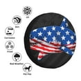 thumbnail image 4 of Easygdp Shark With USA Flag Wheel Cover,Spare Tire Cover,4-17in Spare Tire Cover Universal Fit for Trailer, Car, Truck, SUV, Jeep-14 inch, 4 of 6