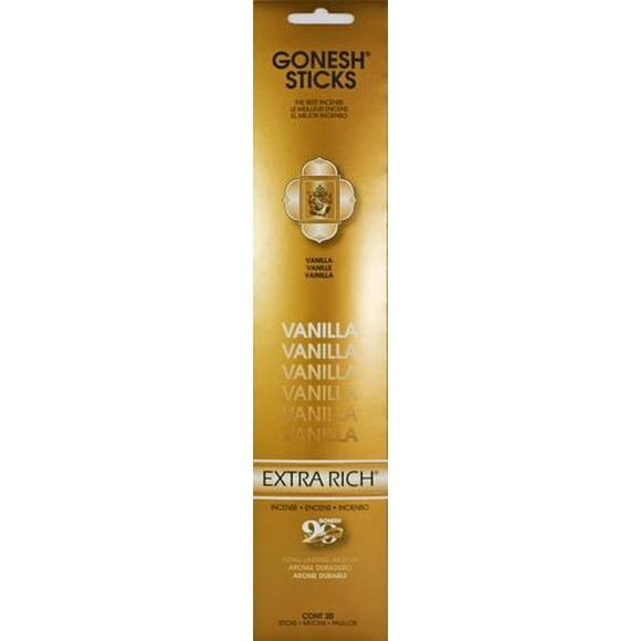 Gonesh Incense Sticks - Vanilla
