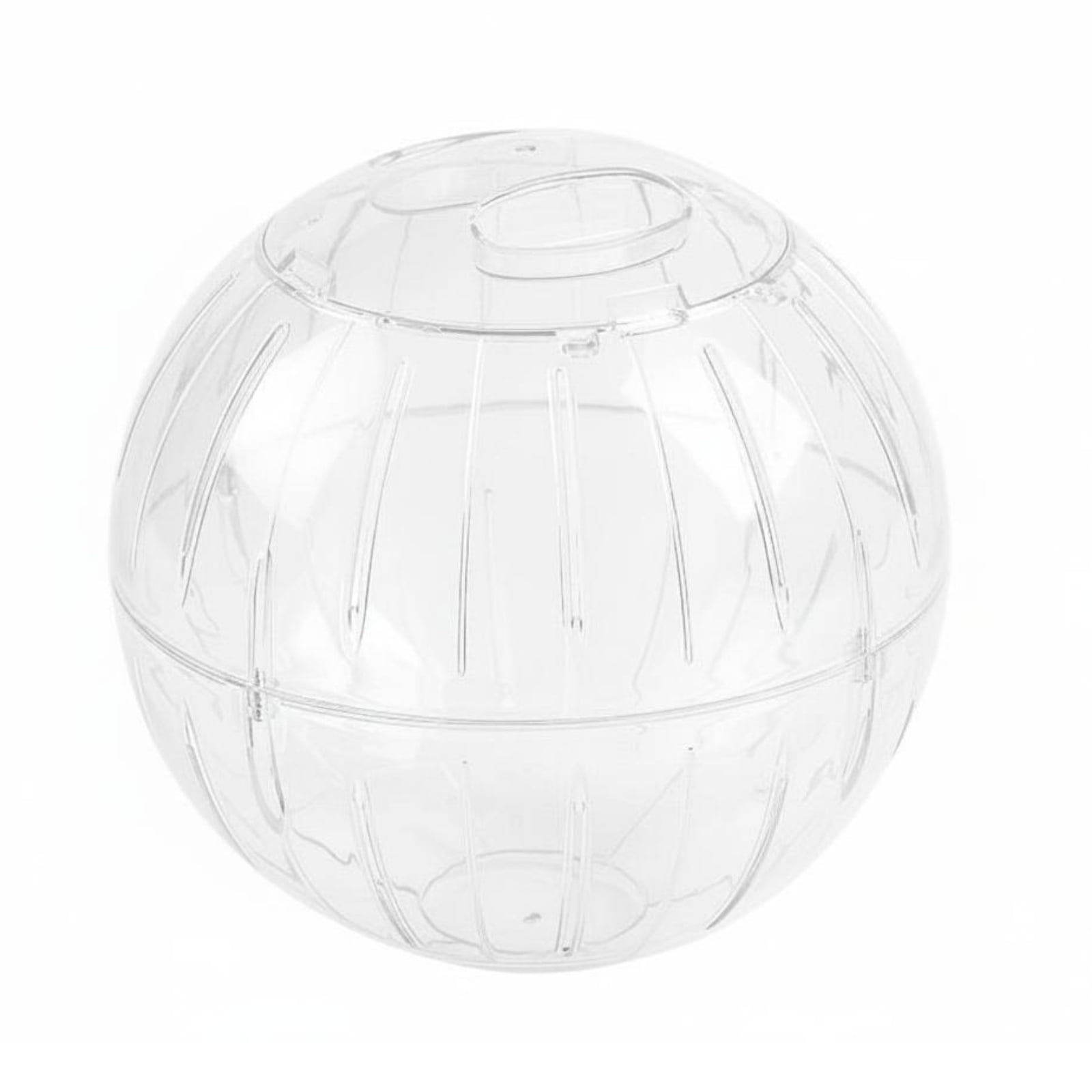 QSTDGVPW 1 Transparent Hamster Running Ball 7.48 Inch Secure Closure Exercise Sphere for Interactive Indoor Outdoor Pet Fun
