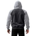 thumbnail image 5 of Pullover Hoodie for Men Classic Raglan Long Sleeve Drawstring Hooded Sweatshirt Kangaroo Pocket Casual Athletic Style Dark Gray M, 5 of 5