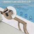 thumbnail image 5 of Ulax Furniture Outdoor/Indoor Aluminum Patio Loveseat 2 Person Bench Outdoor Sofa Chair with Olefin Cushions, 5 of 7