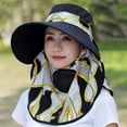 thumbnail image 3 of Sombrero de sol para mujer, versión de coche eléctrico Anti-uv, con estampado de cadena superior grande, se puede desmontar, venta al por mayor, protector solar, 3 of 4
