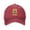 Red, variant on U.S. Army Veteran Logos Adult Adjustable Classic Washed Casquette Cap Hat Baseball Cap For Man For Woman