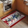 thumbnail image 2 of 2x3 Ft Entryway Area Rug, Red 4th of July Kitchen Rug Runner Washable Floor Mat, Independence Day Star Vintage Non Slip Indoor Door Mat Throw Carpet for Bathroom Living Room Bedroom, 2 of 8