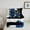 Black Blue, variant on Feelyou Couple Skeleton Skull Queen Comforter Set, Anniversary Red Rose Bedding Sets, Gothic Romantic Theme Reversible Bedding Comforter Set, Luxury Bedroom Decor, 3 Pieces