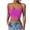 Hot Pink, variant on Womens Summer Camisole Sleeveless Scoop Neck Trendy Lightweight Cami Spaghetti Strap Crop Tops