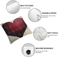 thumbnail image 6 of nygtbtfer s Day Pillow Covers Set of 2 Decor Red Love Heart Decorative Throw Pillow Cases Outdoor Farmhouse Decoration for Sofa Couch Bed White, 6 of 7