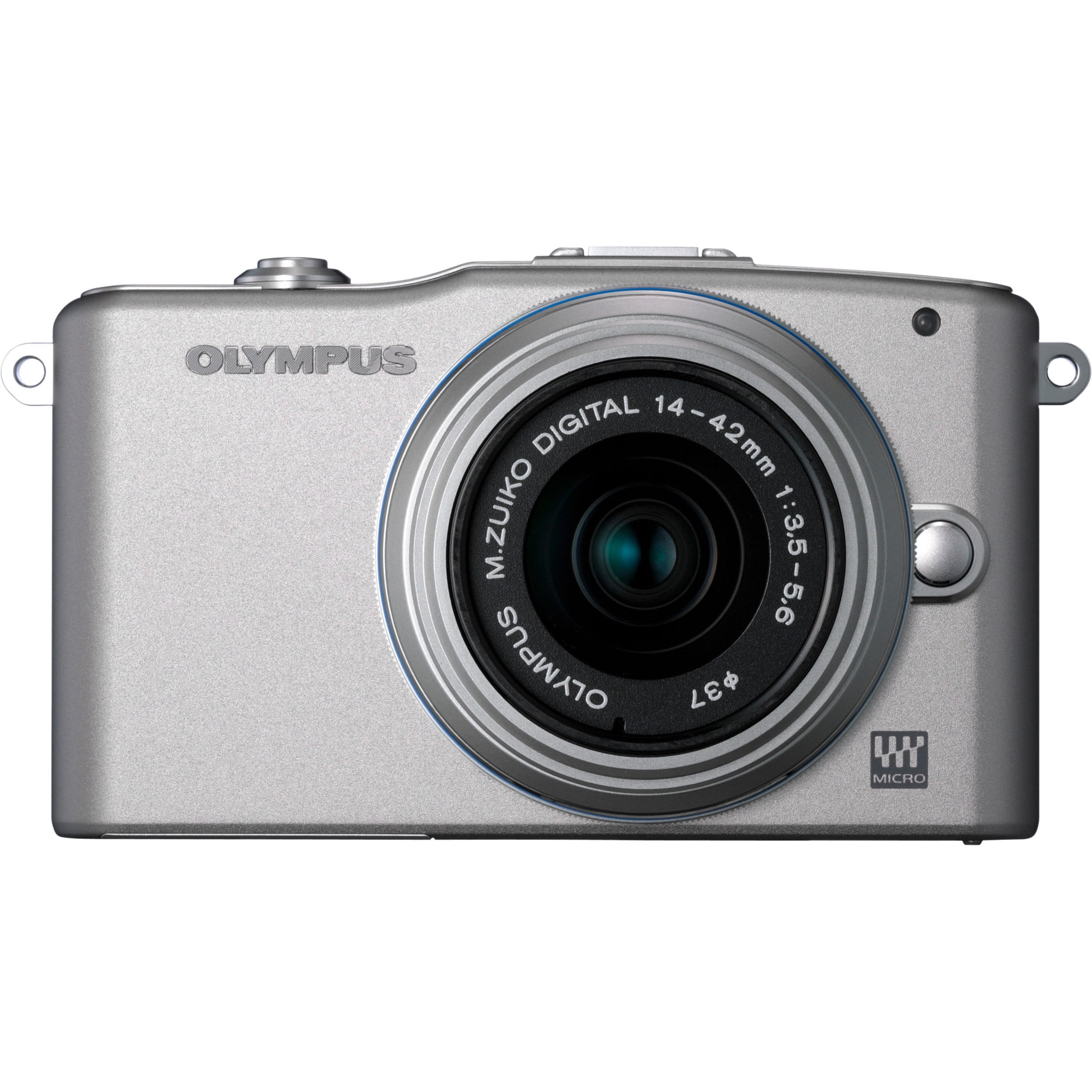 moreel deelnemer je bent Olympus PEN E-PM1 12.3 Megapixel Mirrorless Camera with Lens, 0.55", 1.65",  Silver - Walmart.com