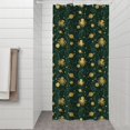 thumbnail image 2 of Green Octopus Planet Star Pattern Shower Curtain 36"x72" ,Bathroom Decorative Shower Curtains Set with 12 Hooks,Modern Waterproof Washable Shower Curtain, 2 of 6