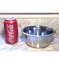 thumbnail image 3 of Chic, Floating, Wood, Height-Flexible Wall Mount Dog/Cat/Pet Food & Water Bowl Holder/Feeder, 2 S.S. Dishwasher-Safe Bowls (~ 1 Quart / 32 oz / 900 ml) for Mid-Size Pets. 2-Screw Installation., 3 of 6