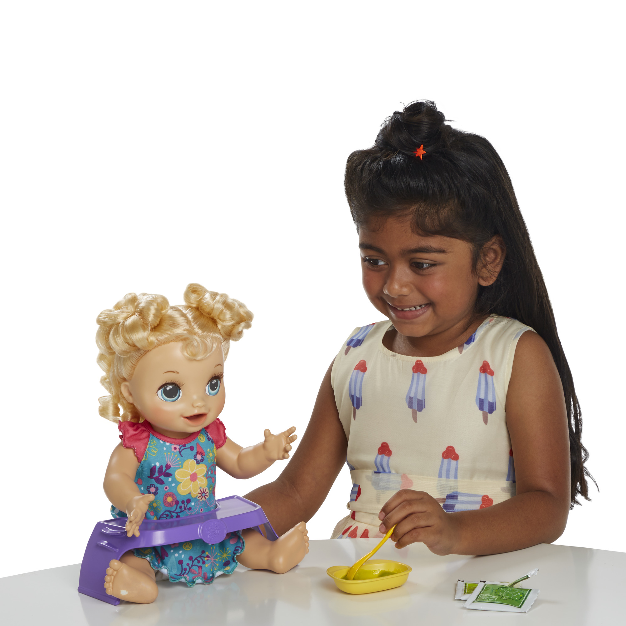 Baby Alive: Happy Hungry Baby 16-Inch Doll Blonde Hair, Blue Eyes Kids Toy for Boys and Girls - image 5 of 16