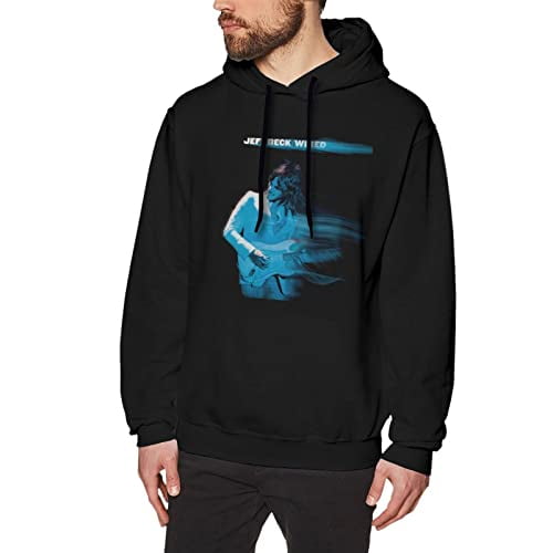 Jeff Beck Wired Hoodie Boys Casual Long Sleeve Sweatshirt Pullover Hoody Tops Black