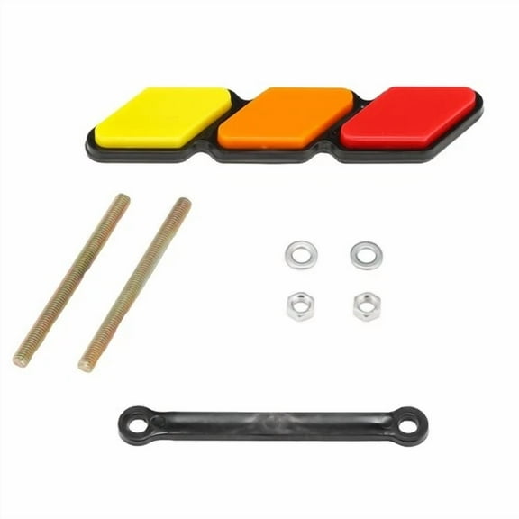 Tri-Color Grille Badge Emblem Car Accessories For Toyota Tacoma 4Runner L