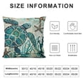 thumbnail image 5 of Creowell  Mediterranean Style Throw Pillow Case Sea Theme Decorative Squar Coastal Cushion Cover for Pillow Inserts, Nautical Pillow Covers White, 5 of 5